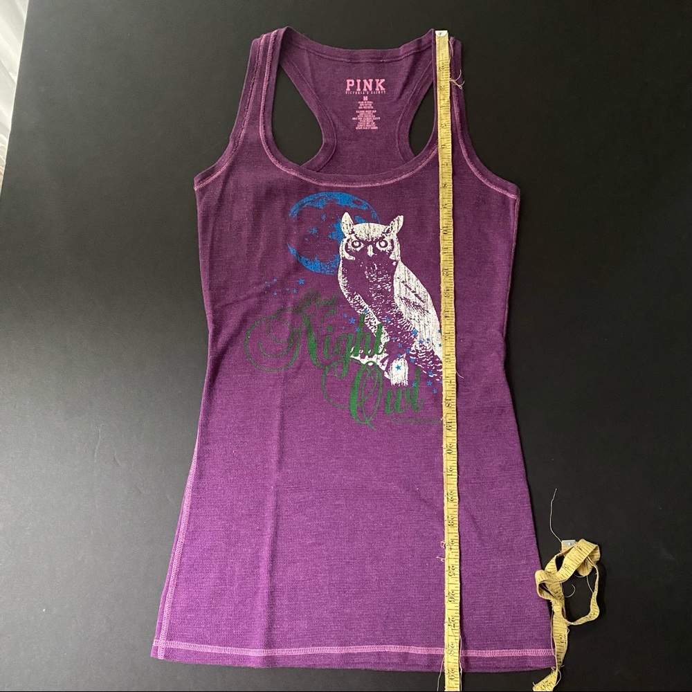 Victoria’s Secret PINK Night Owl Sleep Tank Vintage Y2K - Picture 4 of 5